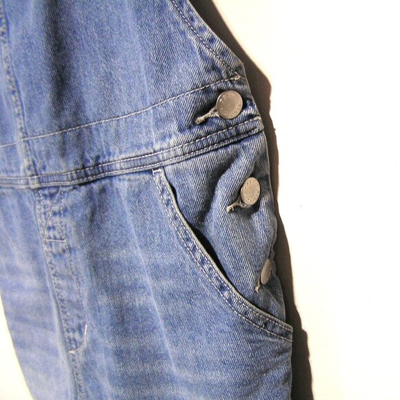 Free People Blue Denim Mini Dress - Picture 6 of 12